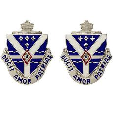 131st Infantry Regiment Unit Crest (Ducit Amor Patriae)